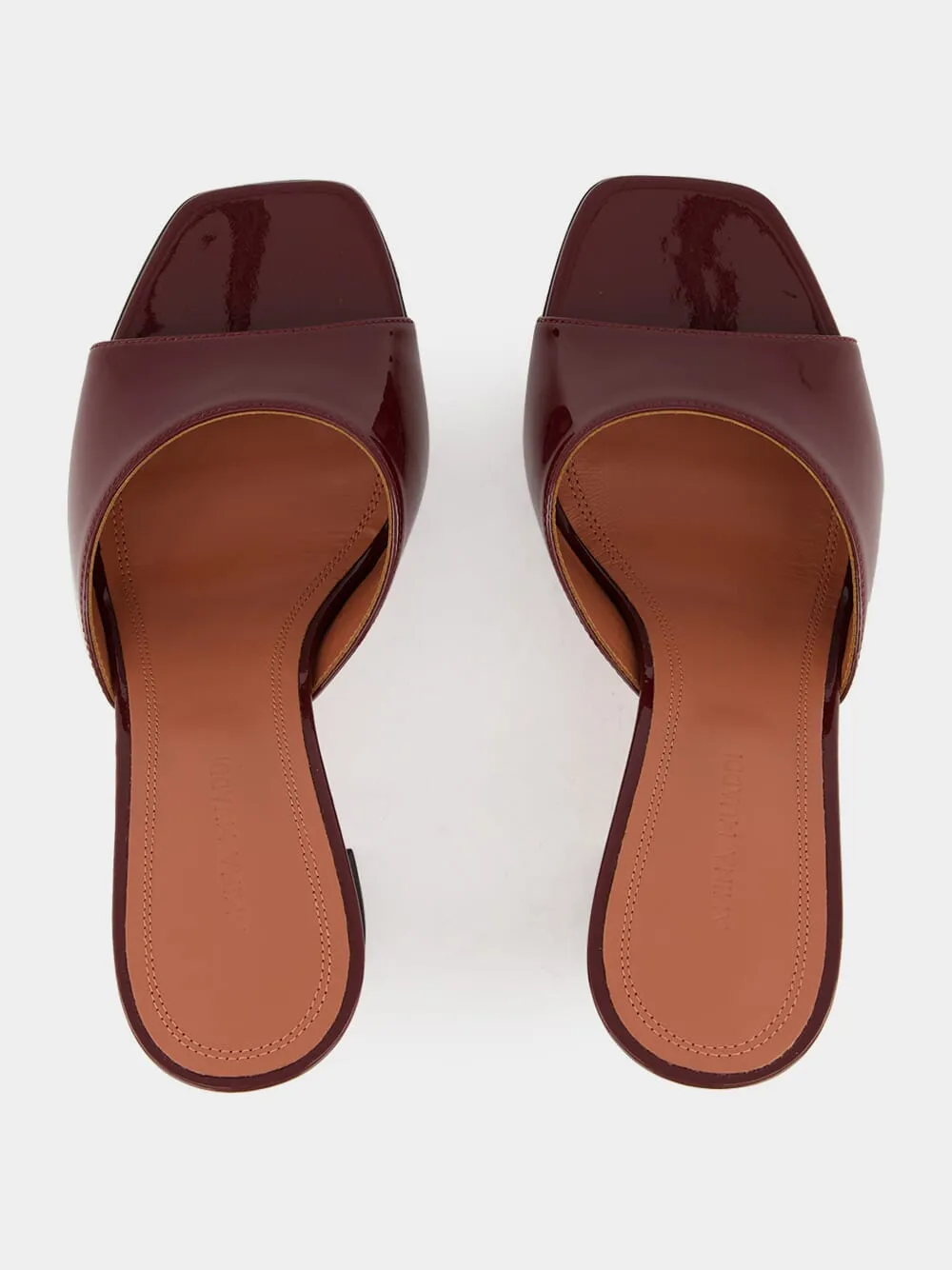 Wine Patent Lupita Slipper sold by Fashion Clinic product image thumbnail 4