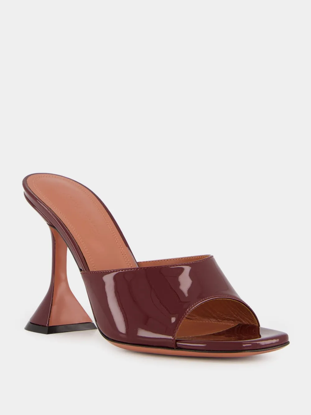 Wine Patent Lupita Slipper sold by Fashion Clinic product image thumbnail 2