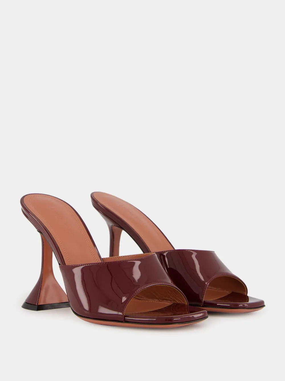 Wine Patent Lupita Slipper sold by Fashion Clinic product image thumbnail 3