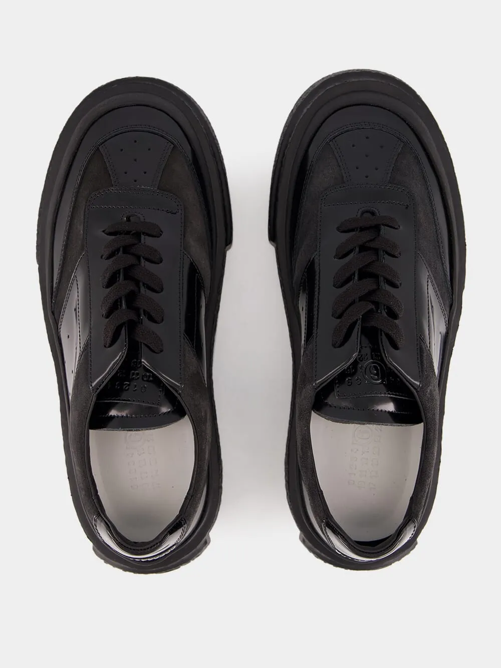 Black Patent Leather Sneakers sold by Fashion Clinic product image thumbnail 4
