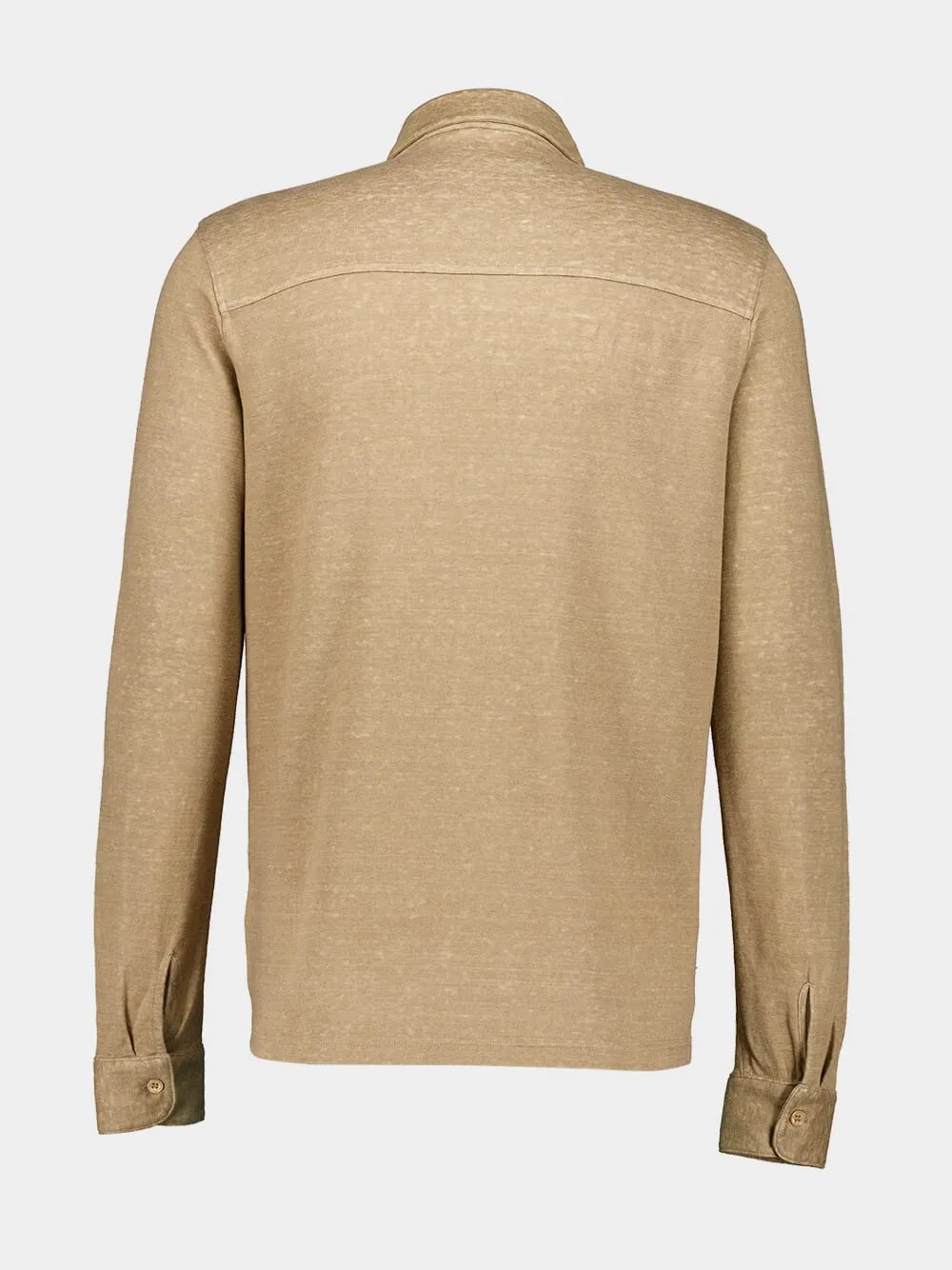 Desert Organic Cotton Linen Long-Sleeved Shirt sold by Fashion Clinic product image thumbnail 3