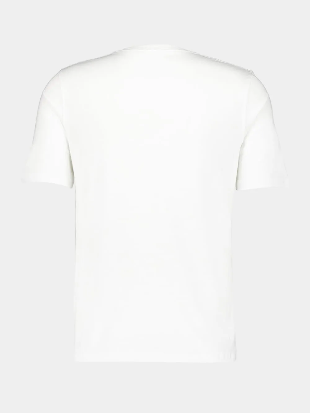 White Lyocell Organic Cotton Short-Sleeved T-Shirt sold by Fashion Clinic product image thumbnail 2