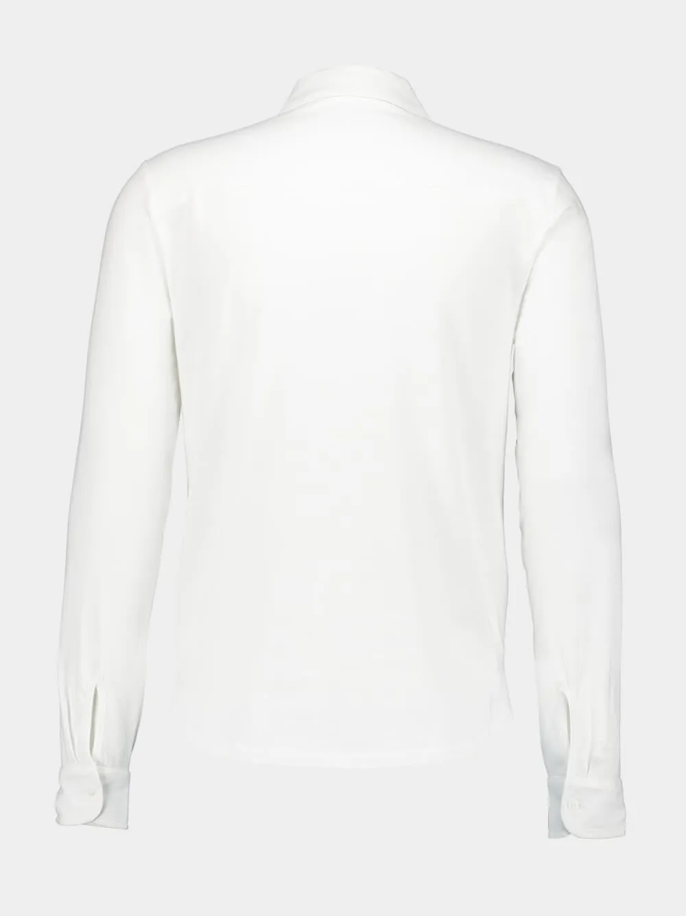 White Organic Cotton Artisanal Dyeing Herman Shirt sold by Fashion Clinic product image thumbnail 2