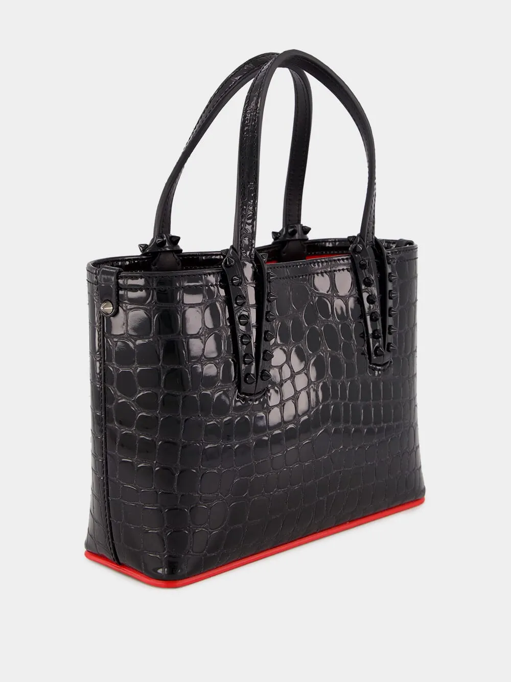 Black Cabata Mini Tote Bag sold by Fashion Clinic product image thumbnail 3