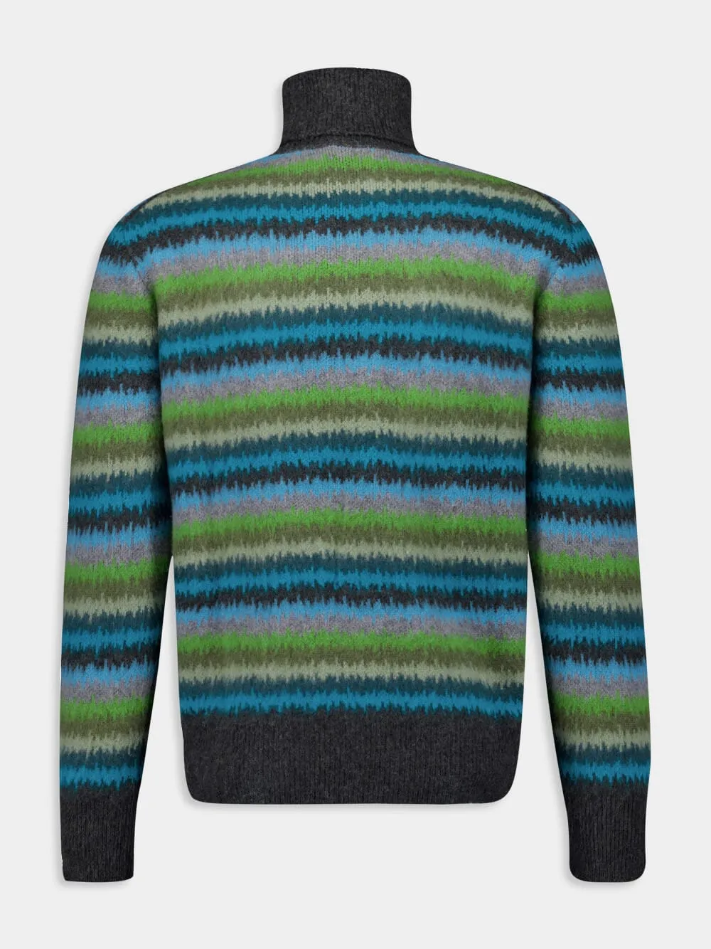 Striped Cashmere Turtleneck Sweater sold by Fashion Clinic product image thumbnail 2