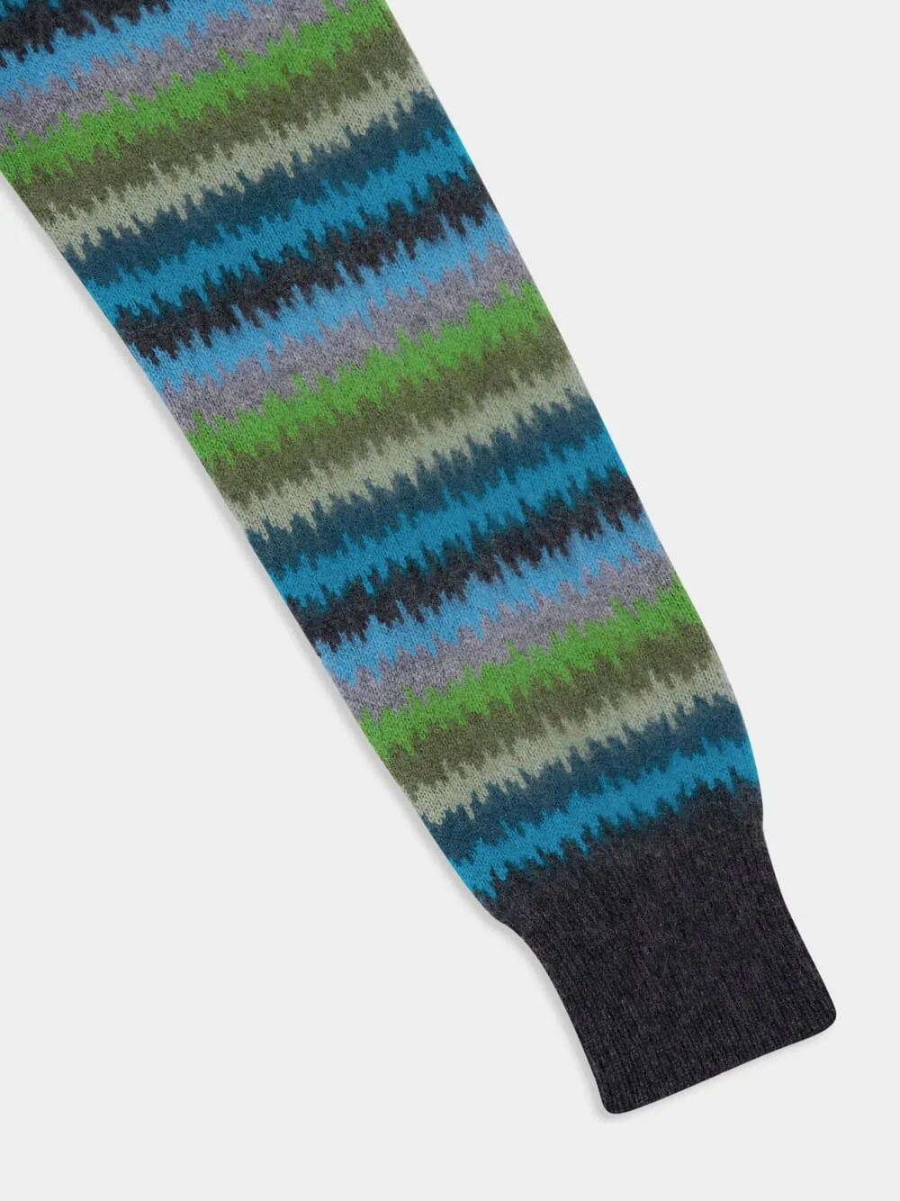 Striped Cashmere Turtleneck Sweater sold by Fashion Clinic product image thumbnail 4