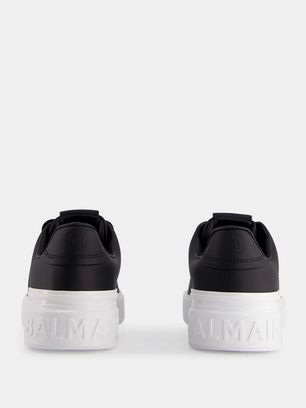 Black B-Court Calfskin Sneakers sold by Fashion Clinic product image thumbnail 5