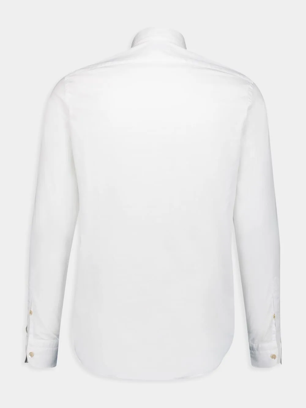 White Cotton Button-Up Shirt sold by Fashion Clinic product image thumbnail 2