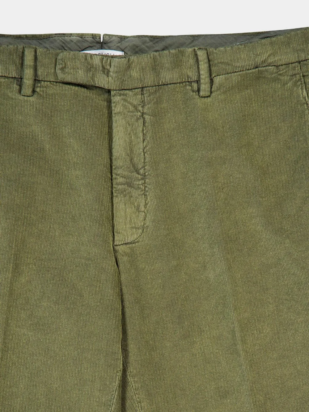 Green Classic Fit Trousers sold by Fashion Clinic product image thumbnail 3