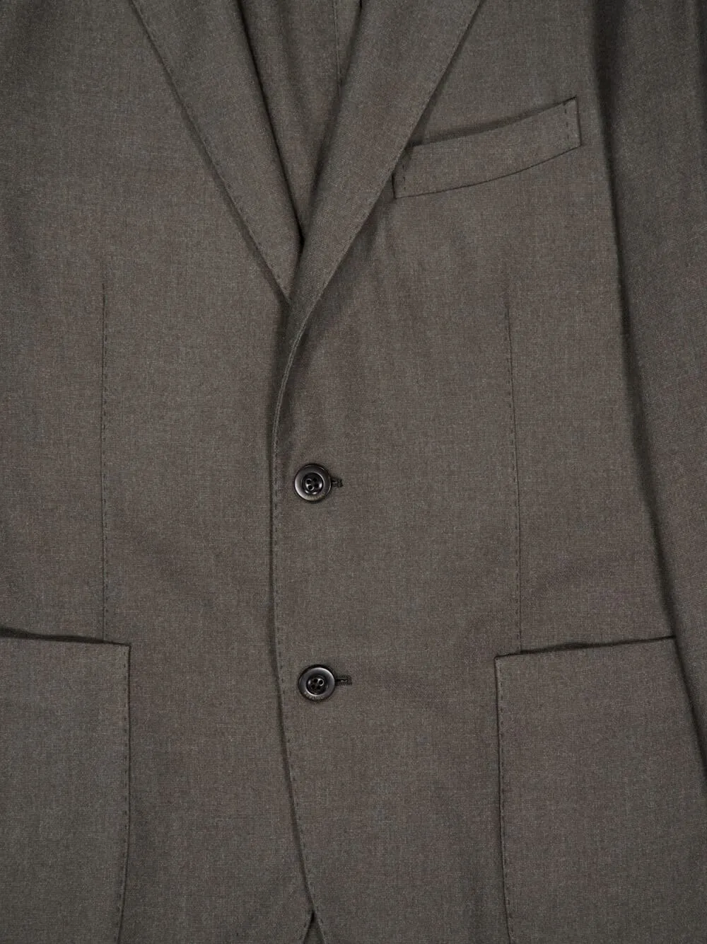 Grey Single-Breasted Cashmere Blazer sold by Fashion Clinic product image thumbnail 3