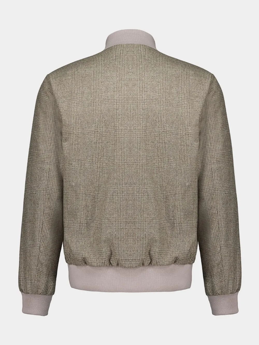 Virgin Wool Bomber Jacket sold by Fashion Clinic product image thumbnail 2