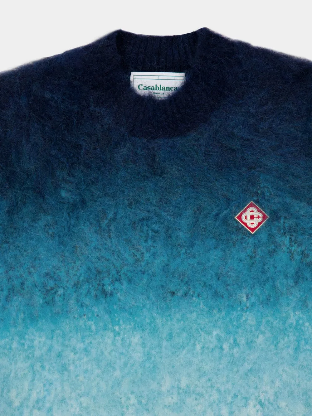 Gradient Mohair Crewneck Sweater sold by Fashion Clinic product image thumbnail 3