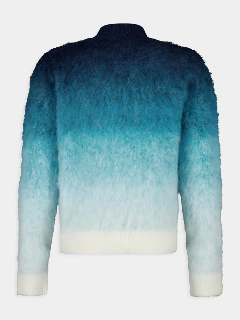 Gradient Mohair Crewneck Sweater sold by Fashion Clinic product image thumbnail 2
