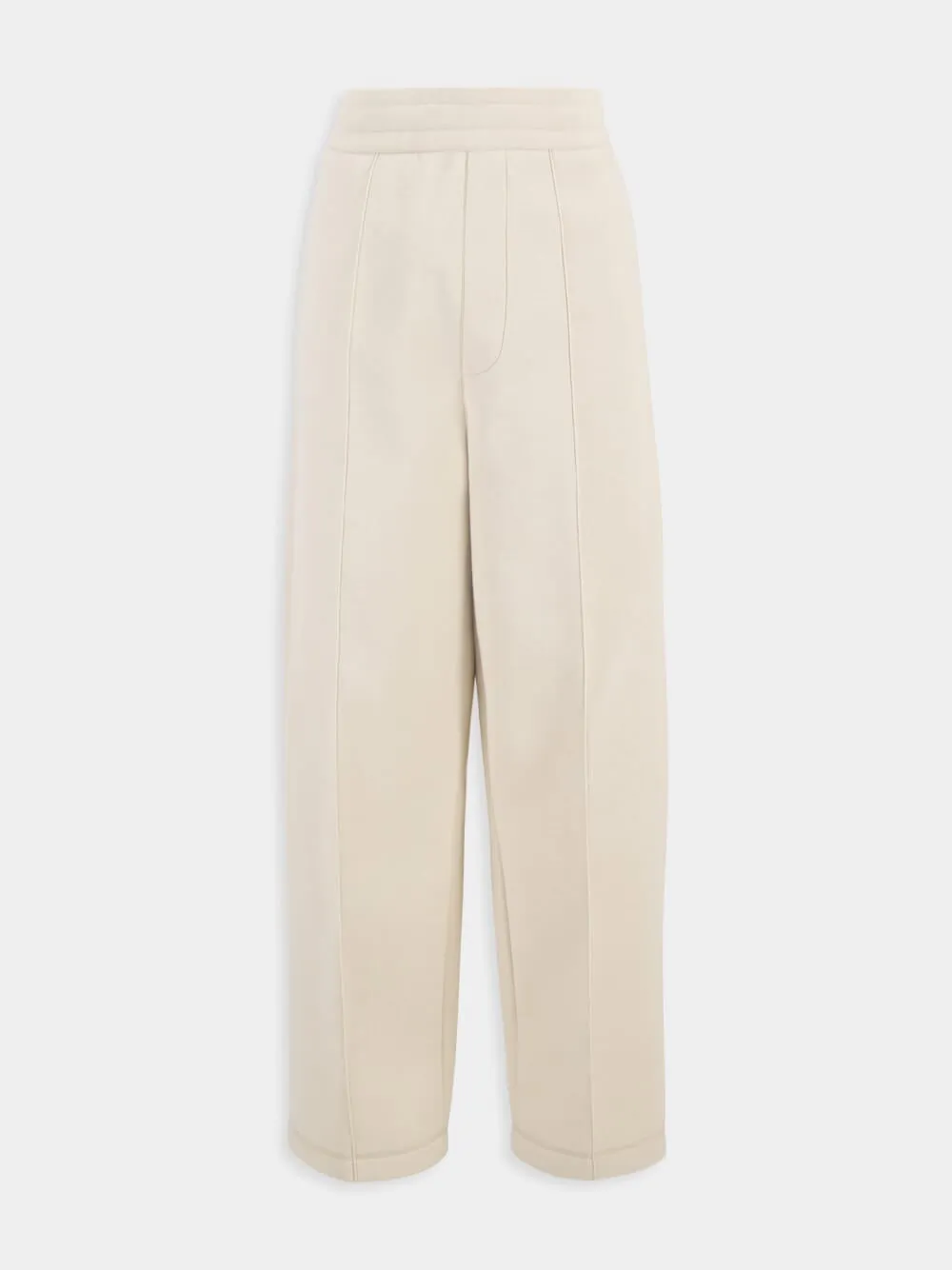 Sand Pleated Trousers sold by Fashion Clinic