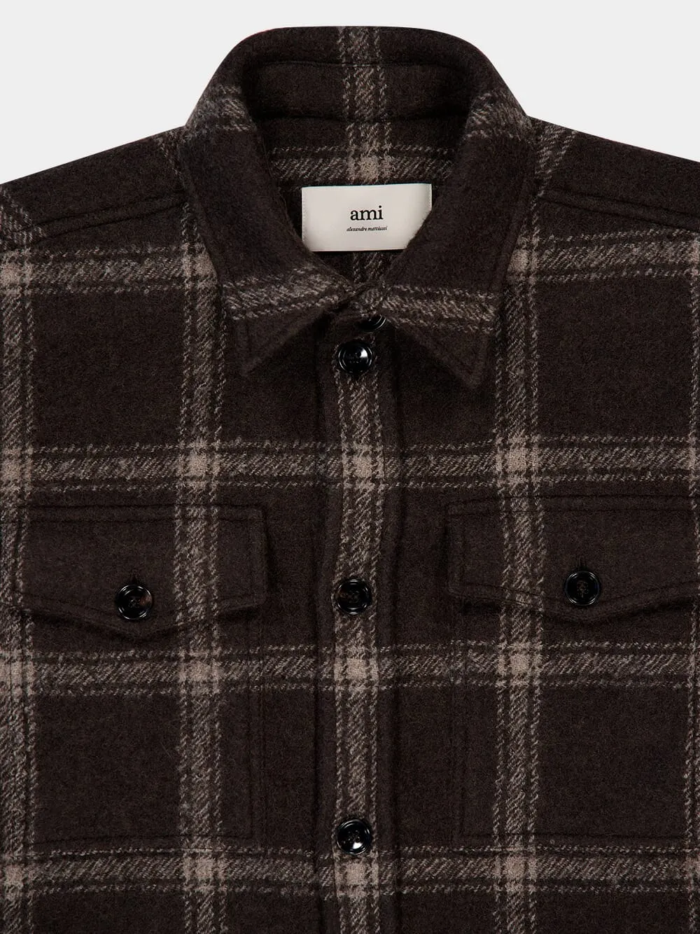 Dark Coffee Overshirt sold by Fashion Clinic product image thumbnail 3