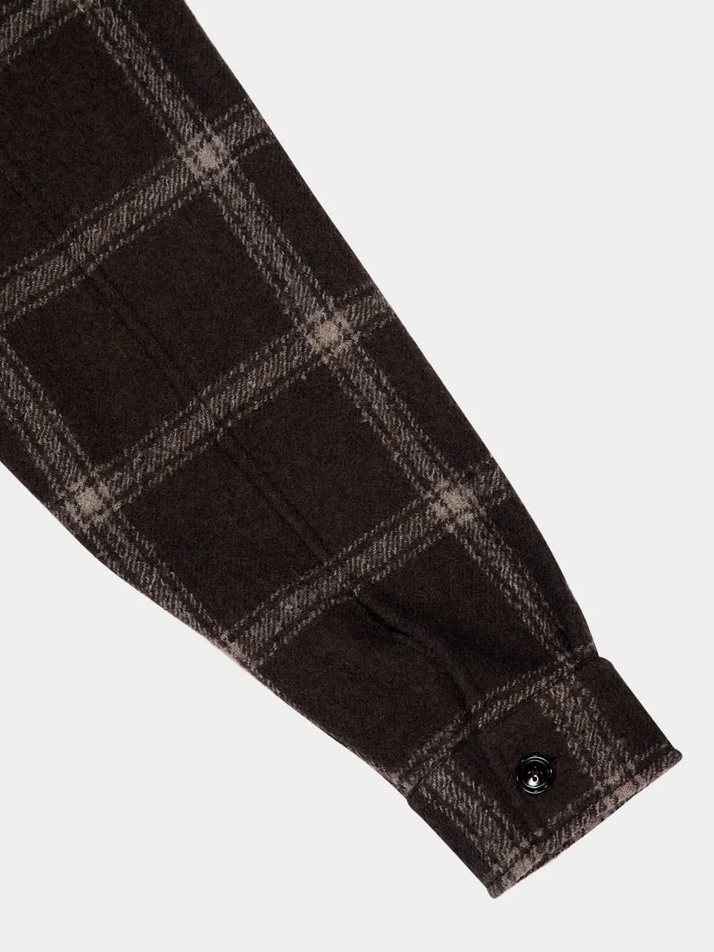 Dark Coffee Overshirt sold by Fashion Clinic product image thumbnail 4