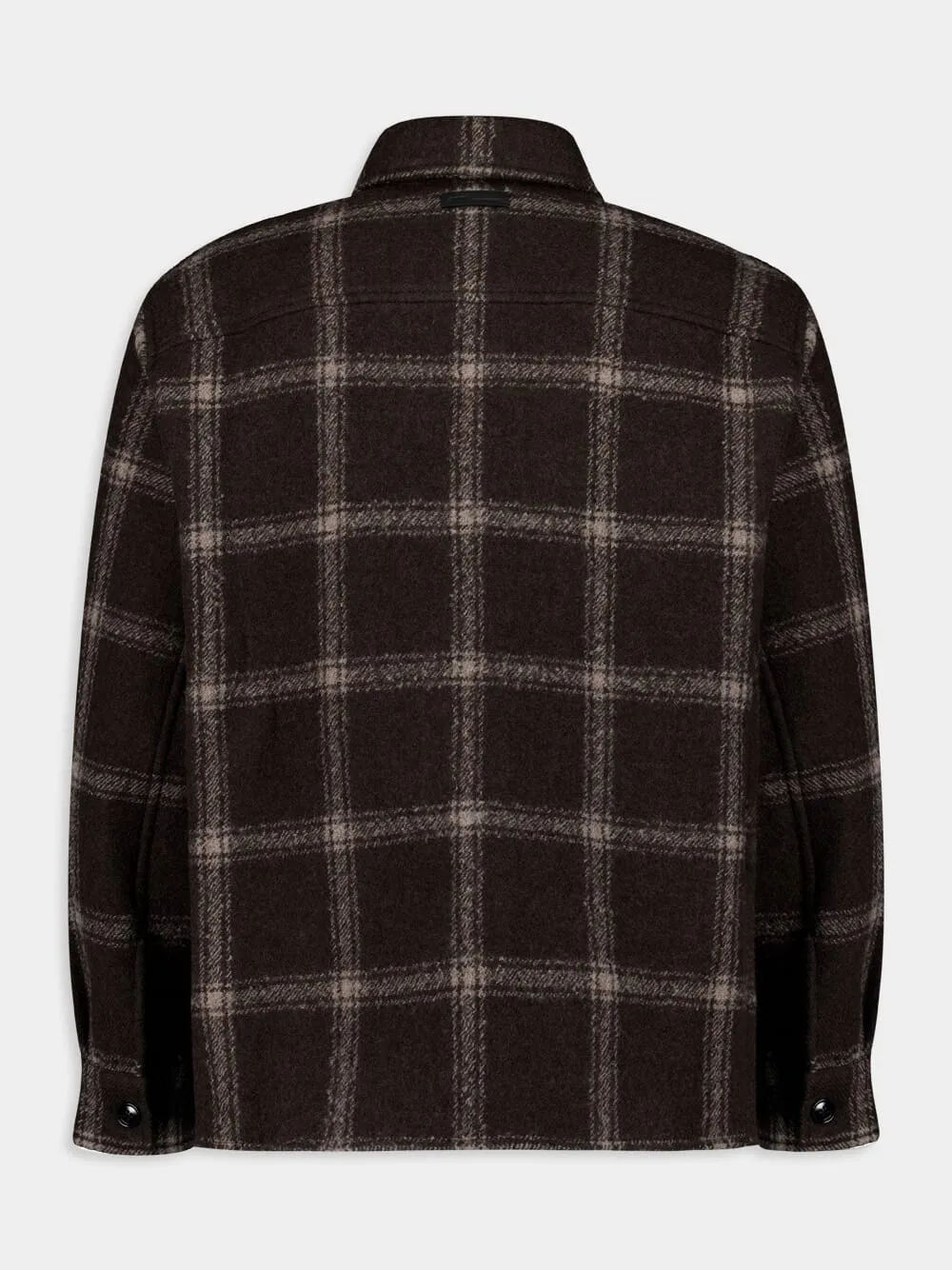 Dark Coffee Overshirt sold by Fashion Clinic product image thumbnail 2