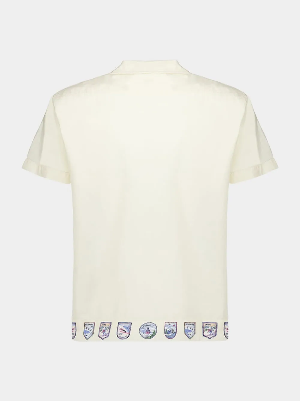 Ecru Ski Season Short Sleeve Shirt sold by Fashion Clinic product image thumbnail 3