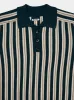 Green Hogan Stripe Polo sold by Fashion Clinic