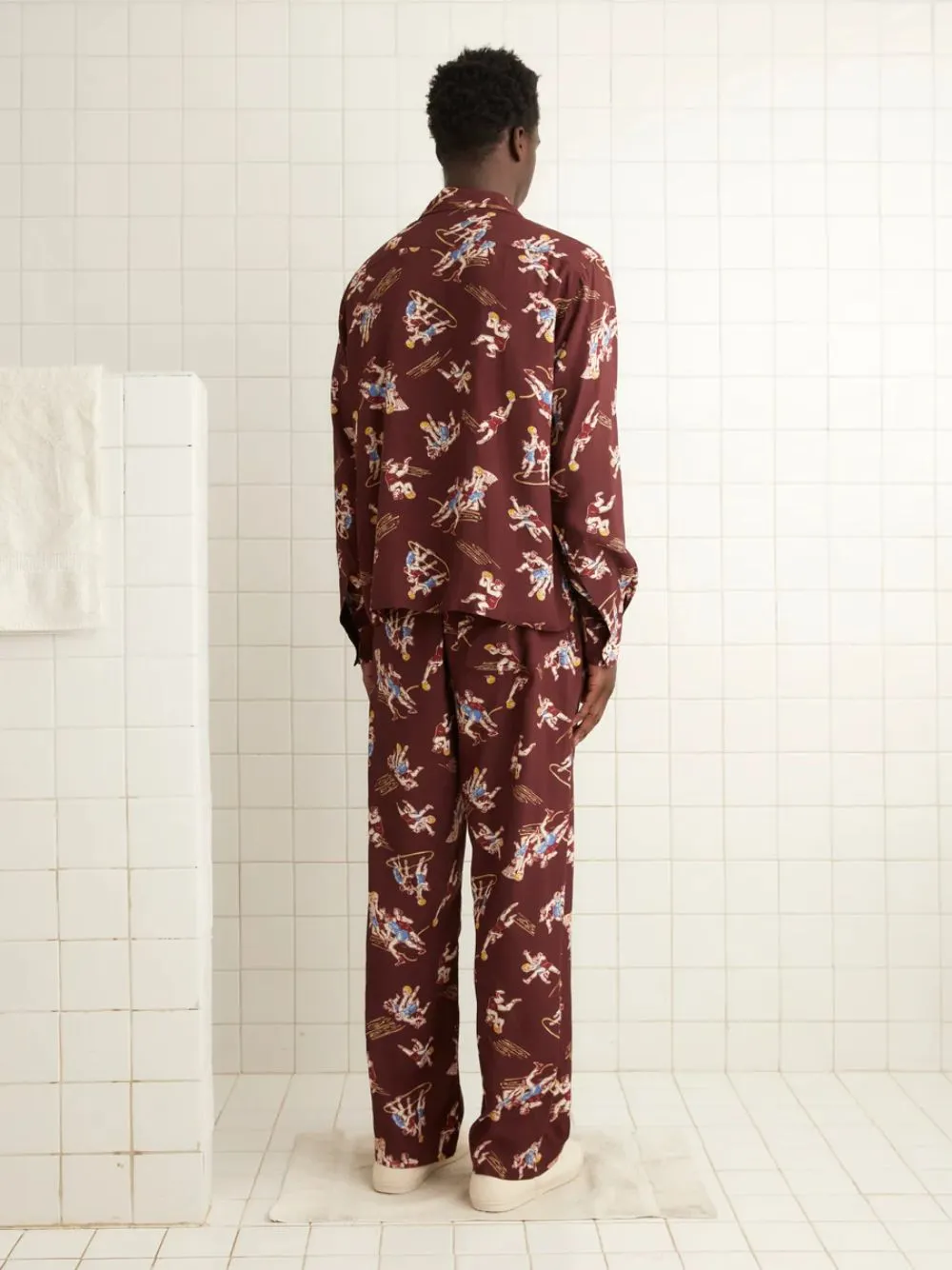 Layup Printed Pajama Pants sold by Fashion Clinic product image thumbnail 4