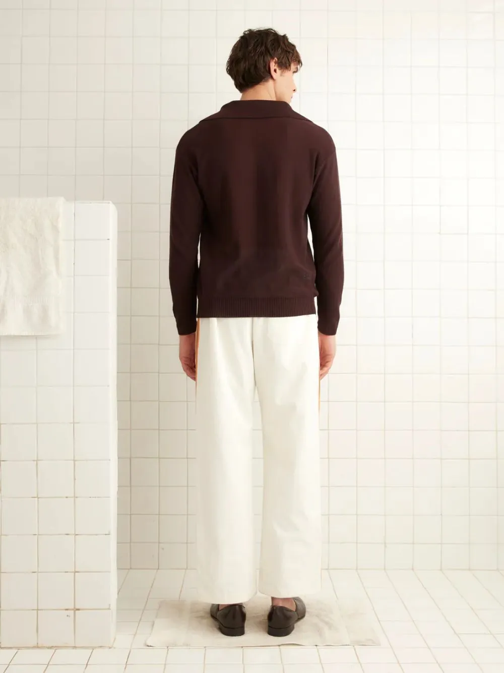 White Baseball Pajama Pants sold by Fashion Clinic product image thumbnail 4