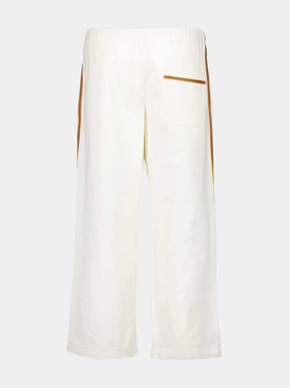 White Baseball Pajama Pants sold by Fashion Clinic product image thumbnail 3
