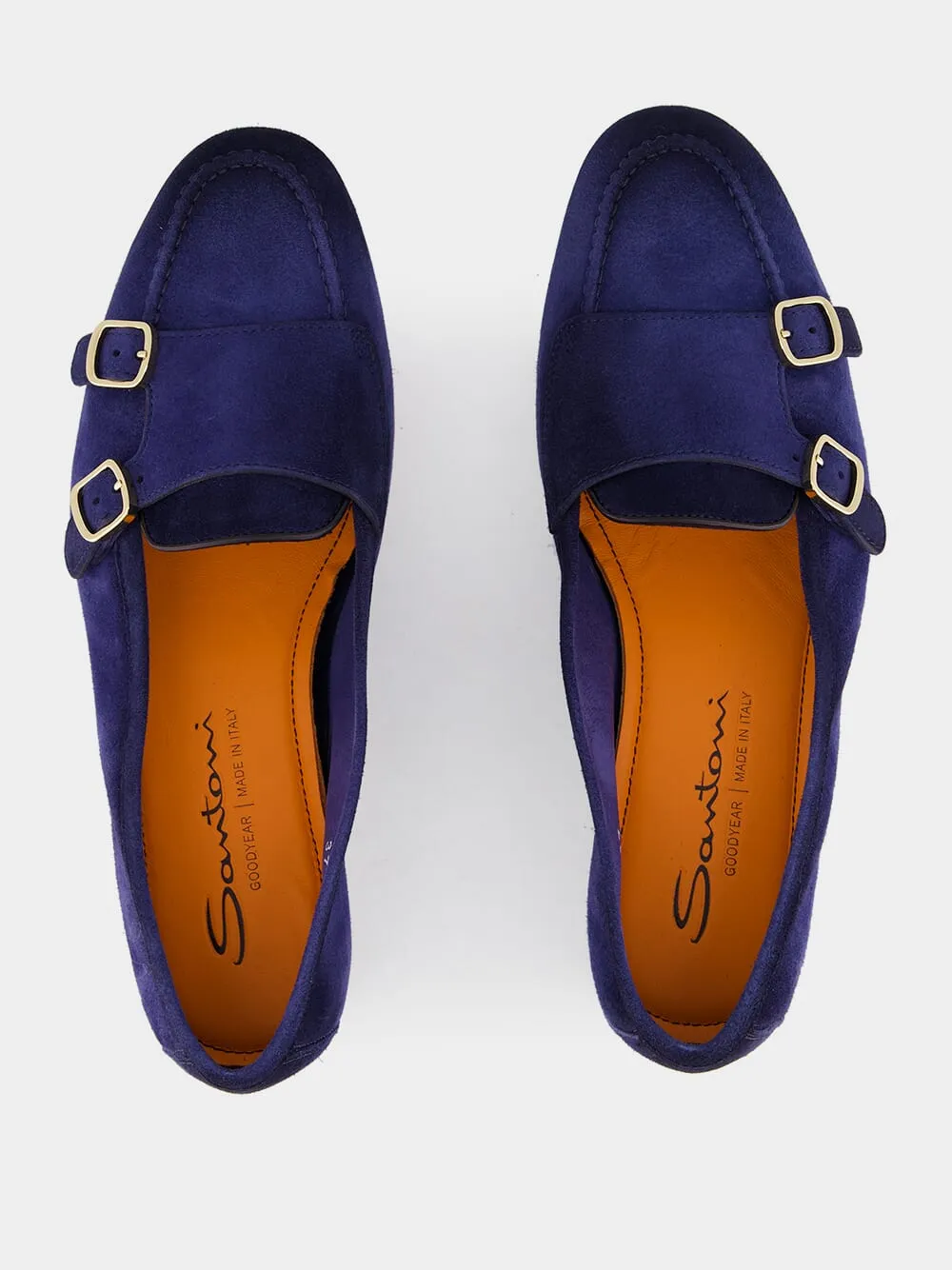 Blue Suede Moccasins sold by Fashion Clinic product image thumbnail 4