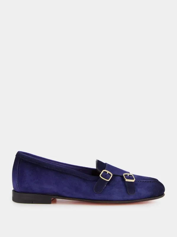 Blue Suede Moccasins sold by Fashion Clinic