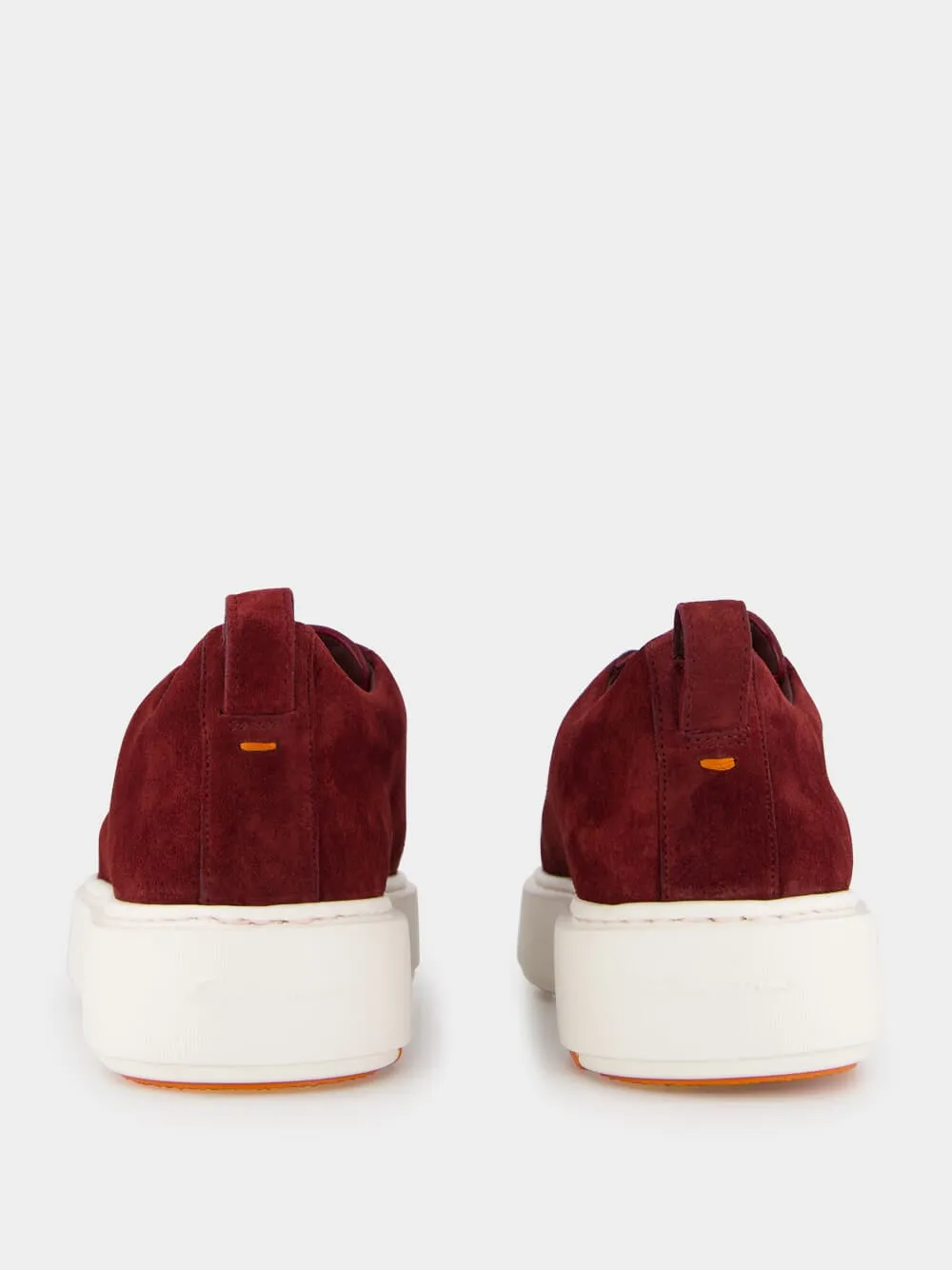 Bordeaux Suede Slip-On Sneakers sold by Fashion Clinic product image thumbnail 5
