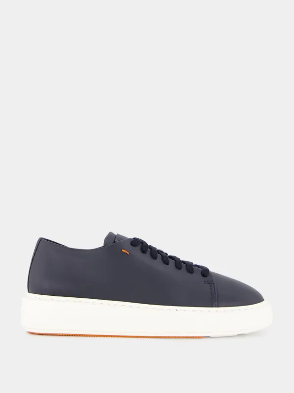 Fuzz Leather Sneakers sold by Fashion Clinic