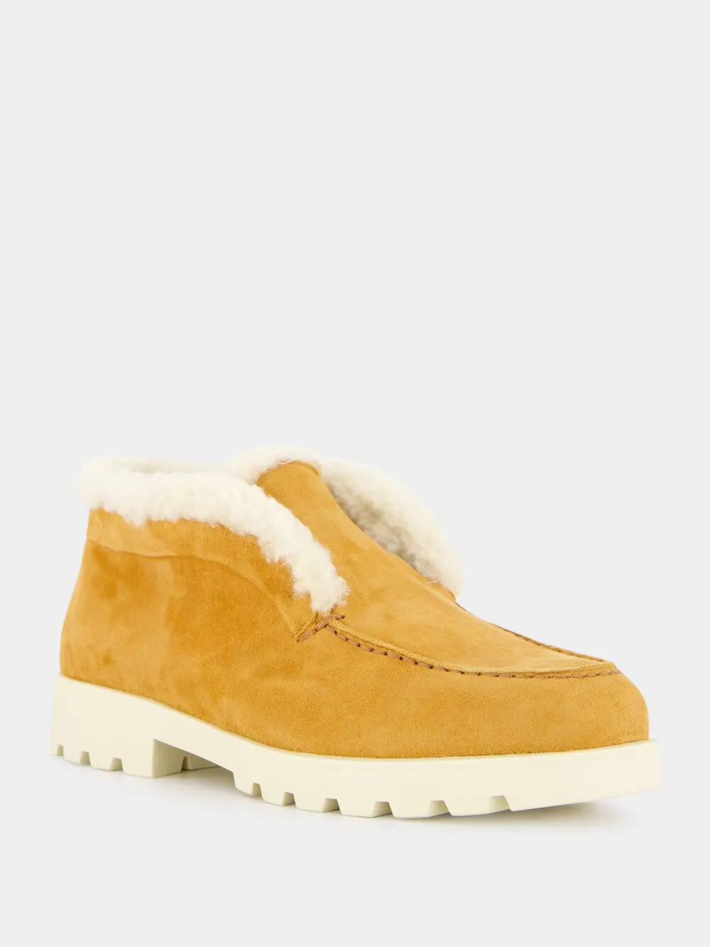 Shearling-Lined Suede Boots sold by Fashion Clinic product image thumbnail 2