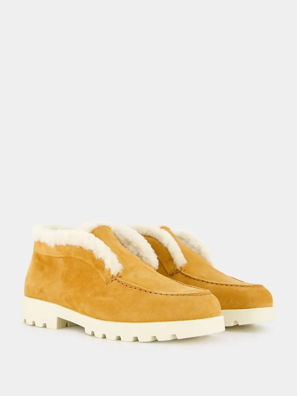 Shearling-Lined Suede Boots sold by Fashion Clinic product image thumbnail 3