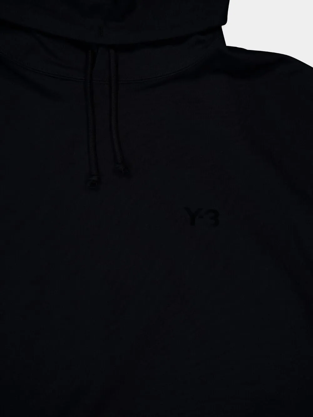 Black Brushed Terry Hoodie sold by Fashion Clinic product image thumbnail 3