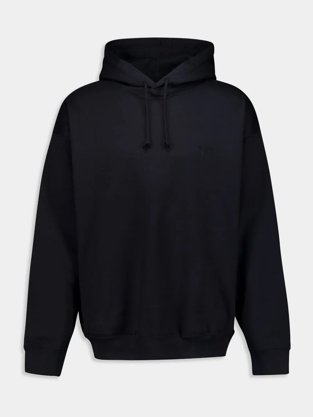 Black Brushed Terry Hoodie sold by Fashion Clinic