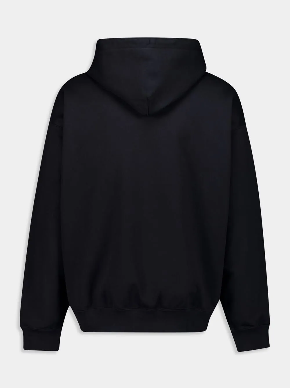 Black Brushed Terry Hoodie sold by Fashion Clinic product image thumbnail 2