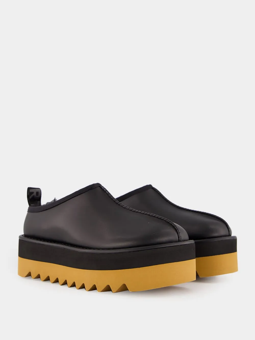 Black Sneak-Elyse Platform Slippers sold by Fashion Clinic product image thumbnail 3