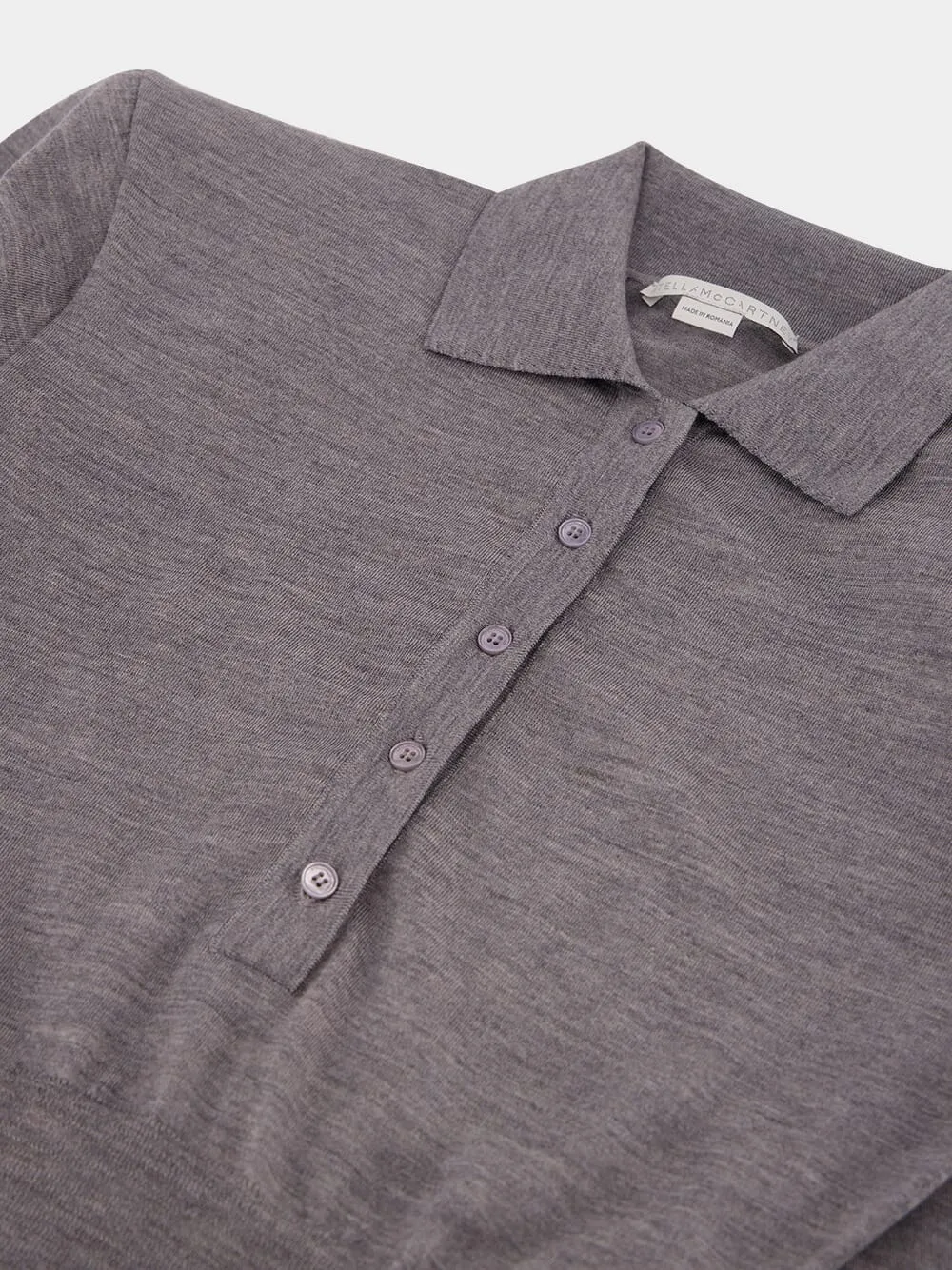 Grey Long-Sleeve Bodysuit sold by Fashion Clinic product image thumbnail 3