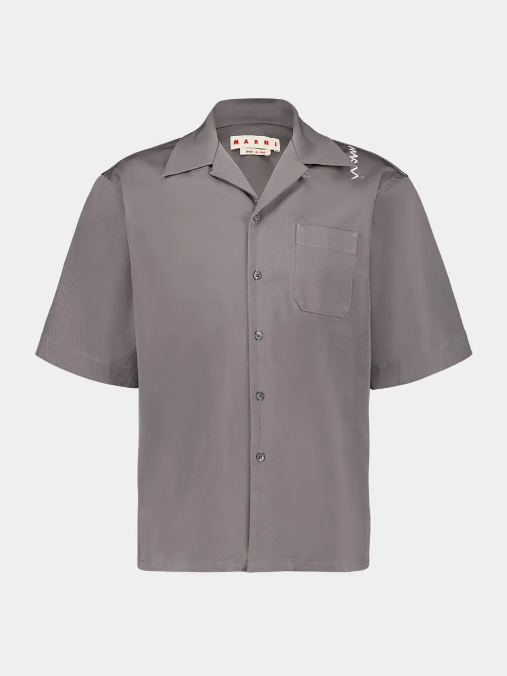 Antique Silver Button-Up Shirt sold by Fashion Clinic