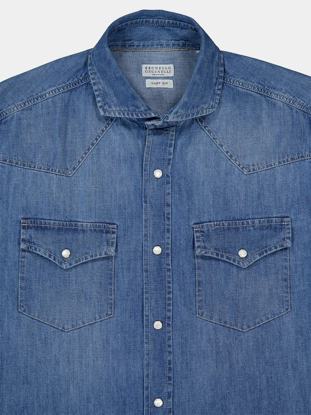 Blue Denim Shirt sold by Fashion Clinic product image thumbnail 3