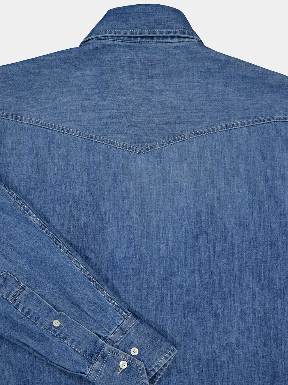 Blue Denim Shirt sold by Fashion Clinic product image thumbnail 4