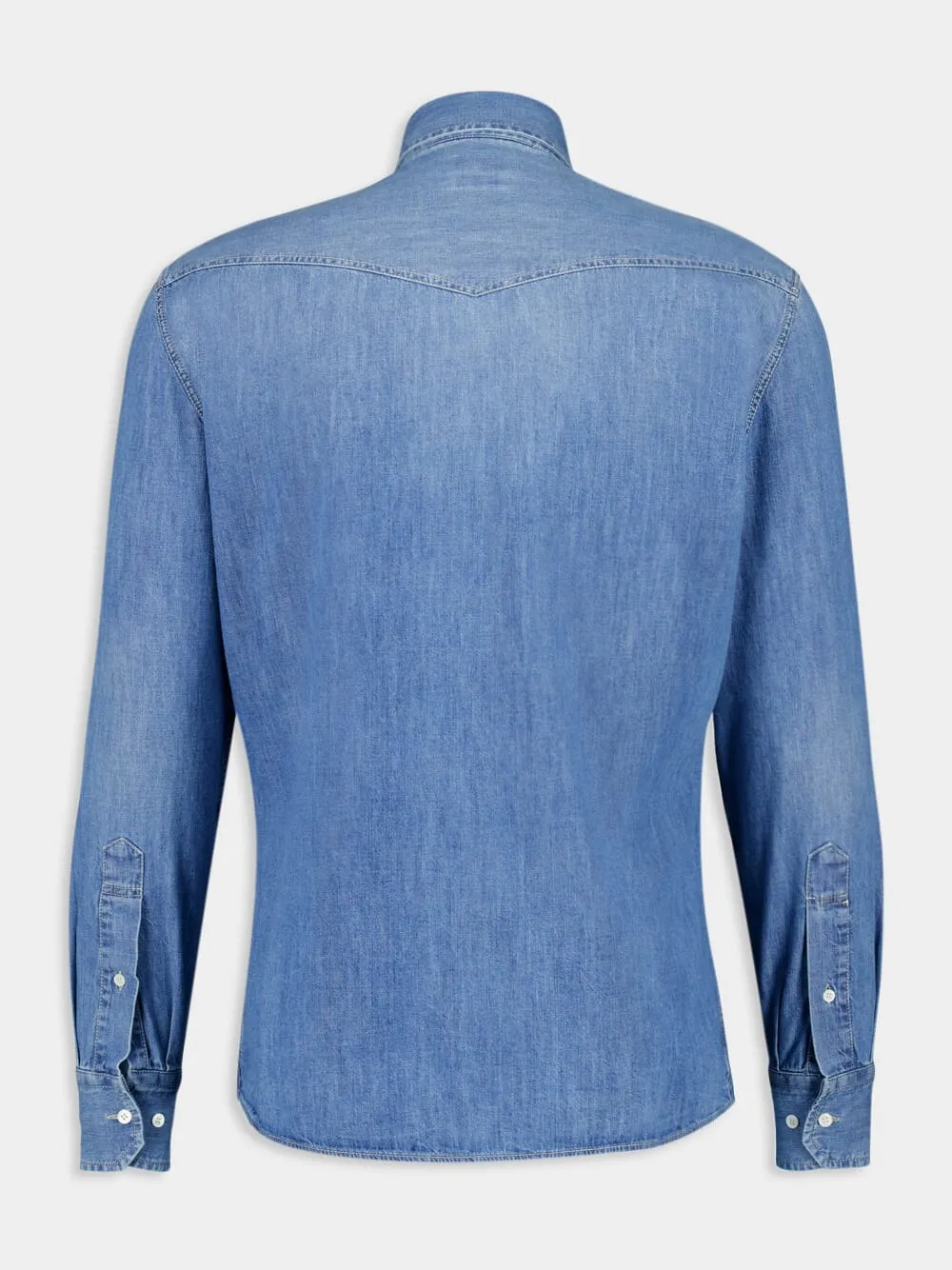 Blue Denim Shirt sold by Fashion Clinic product image thumbnail 2