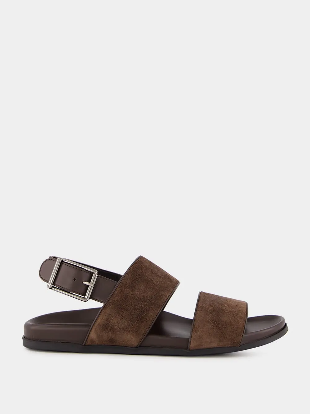 Brown Golby Suede Sandals sold by Fashion Clinic