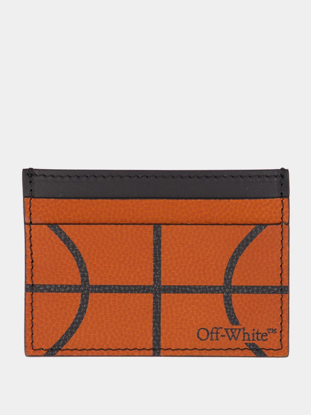 Orange Basketball Card Case in Calfskin sold by Fashion Clinic