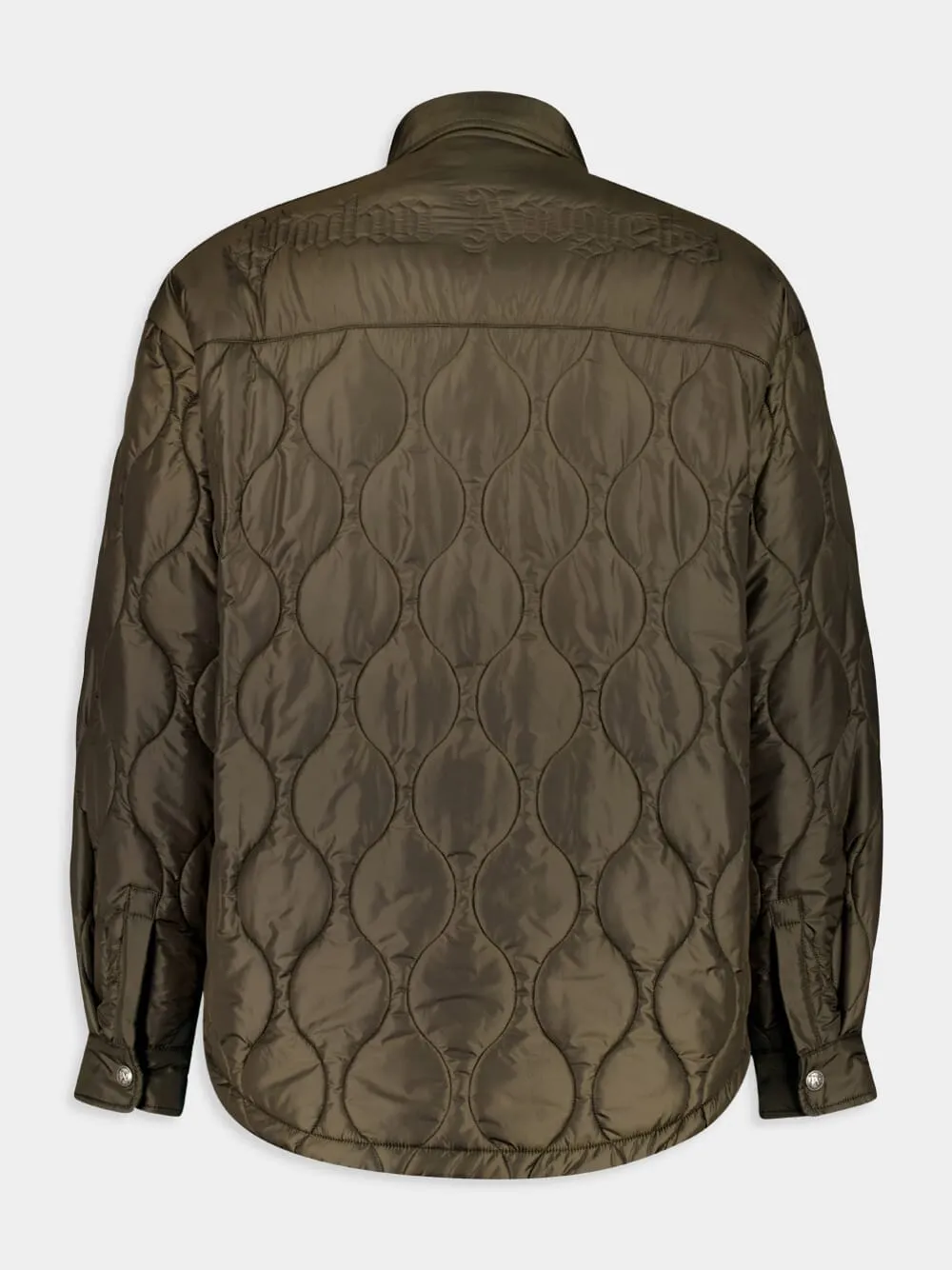 Military Green Overshirt sold by Fashion Clinic product image thumbnail 3
