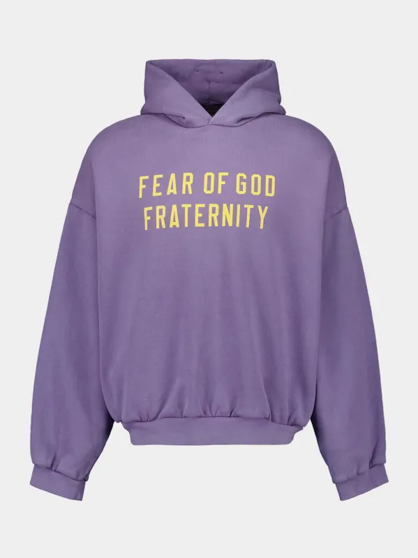Lavender Heavy Fleece Hoodie made by Fashion Clinic