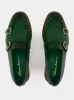 Green Leather Loafers sold by Fashion Clinic