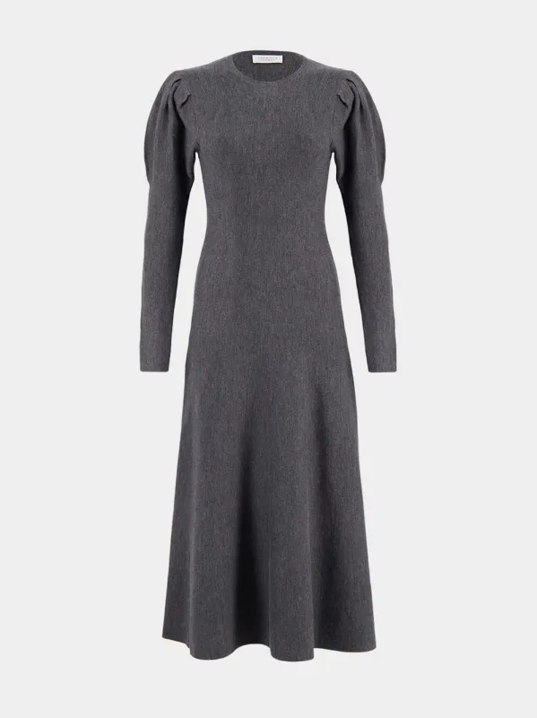 Charcoal Melande Hannah Knit Dress sold by Fashion Clinic