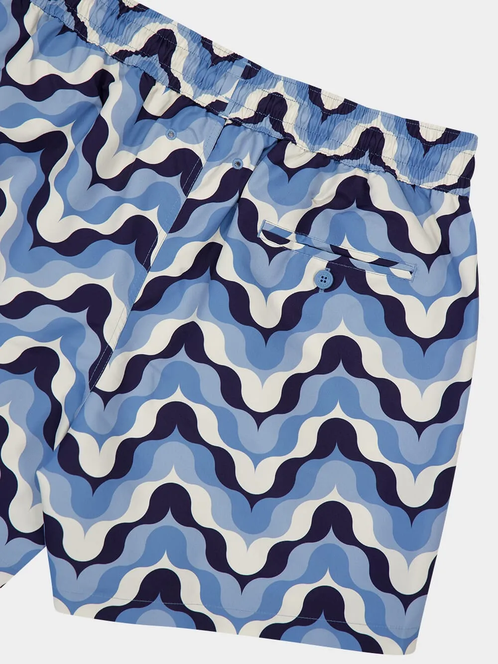 Blue Deserto Print Swim Shorts sold by Fashion Clinic product image thumbnail 4