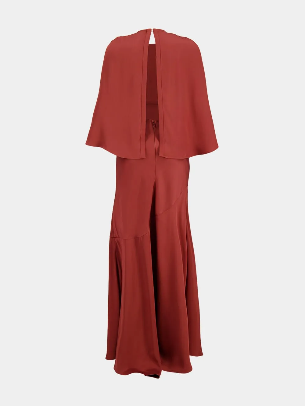 Chestnut Eden Cascading Midi Dress sold by Fashion Clinic product image thumbnail 3