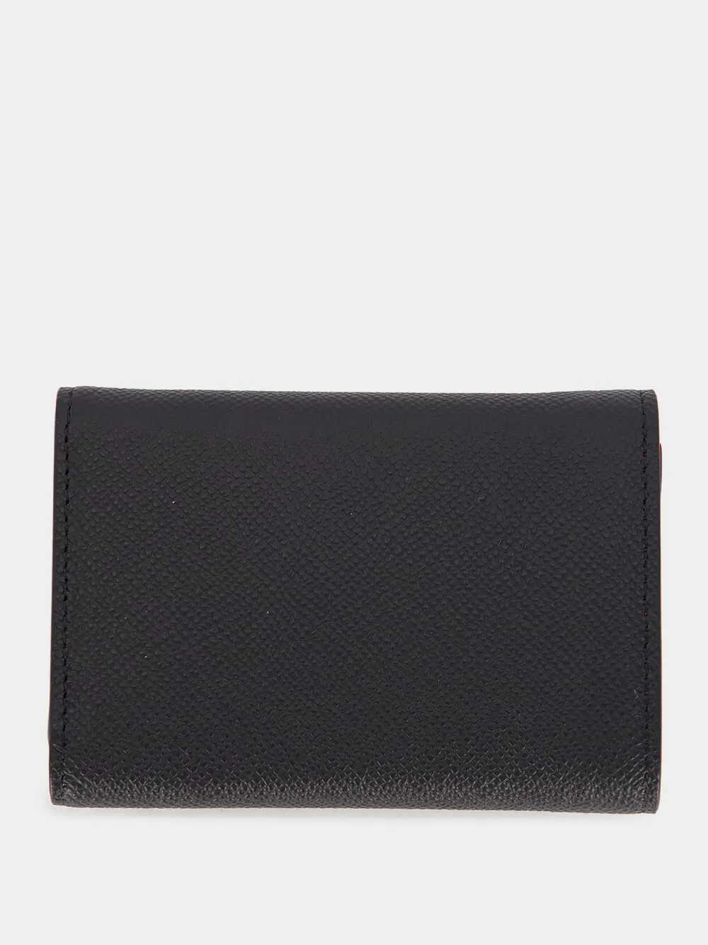 Groovy Black Leather Trifold Wallet sold by Fashion Clinic product image thumbnail 2